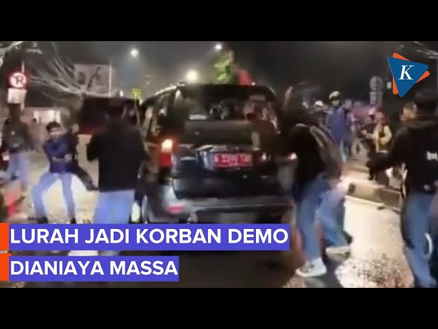 Lurah Manggarai Selatan Memar di Wajah Usai Dikeroyok Massa Demo DPR