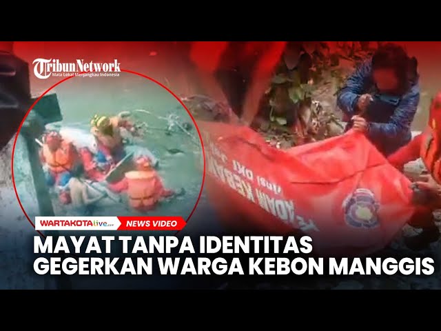 Warga Kebon Manggis Jaktim Digegerkan Penemuan Mayat Tanpa Identitas