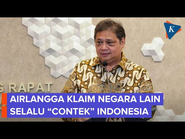 Airlangga: RI Selalu Dicontek Negara ASEAN karena Pertumbuhan Ekonominya