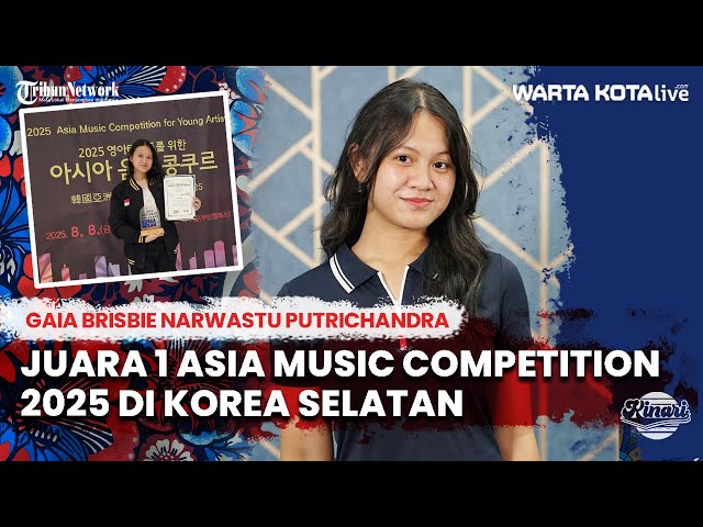 Cerita Gaia Brisbie, Siswi SMA Regina Pacis Bogor Juara 1 Kompetisi Lagu Klasik di Korea Selatan