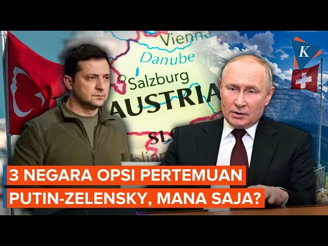 Tiga Negara Ini Jadi Opsi Lokasi Pertemuan Puncak Zelensky-Putin, Mana Saja?