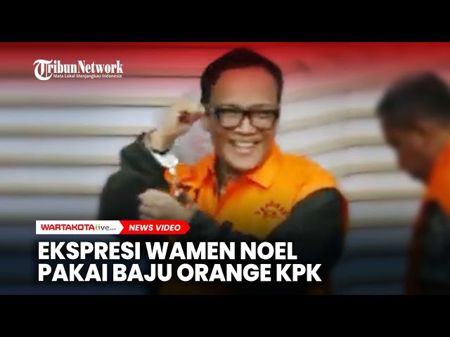 Ekspresi Wamen Noel yang “Istimewa” saat Pakai Baju Orange KPK