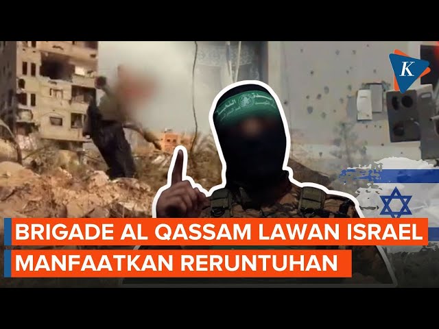 Manfaatkan Reruntuhan, Brigade Al-Qassam Serbu Israel dari Jarak Dekat!