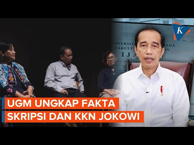UGM Ungkap Fakta Skripsi Jokowi, Apa Katanya?