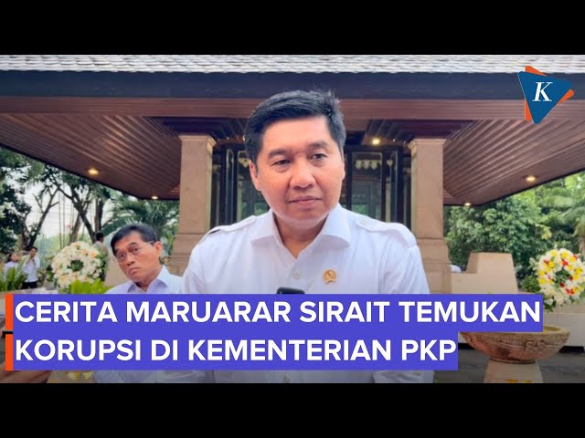 Cerita Maruarar Sirait Ungkap Praktik Dugaan Korupsi di Kementerian PKP