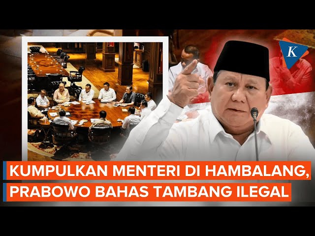 Panggil Mendadak Sejumlah Menteri ke Hambalang, Ini yang Dibahas Prabowo
