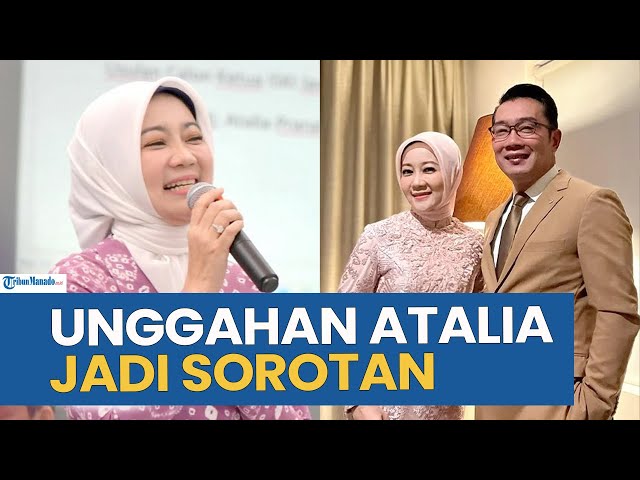 Unggahan Atalia Praratya di Tengah Momen Menunggu Hasil Tes DNA RK