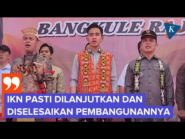 Di Depan Warga Dayak, Gibran Janji Pembangunan IKN Diselesaikan