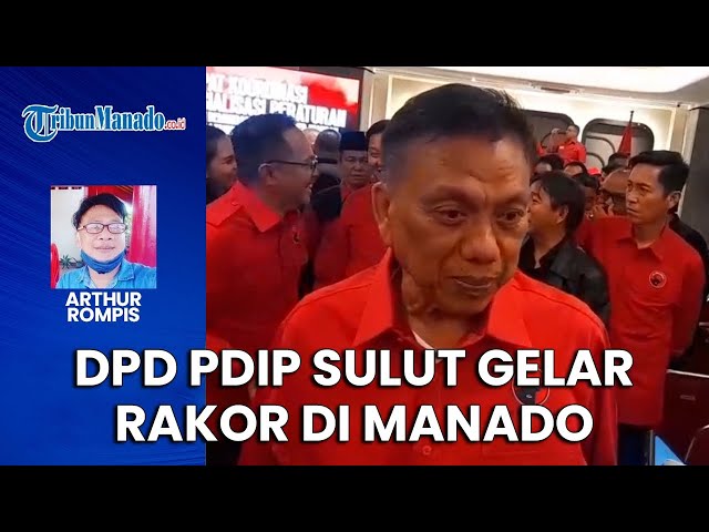 DPD PDIP Sulut Gelar Rakor di Manado, Ini Kata Bendum Olly Dondokambey