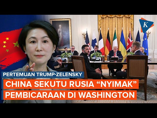 Sekutu Rusia, China Pantau Pertemuan Trump-Zelensky