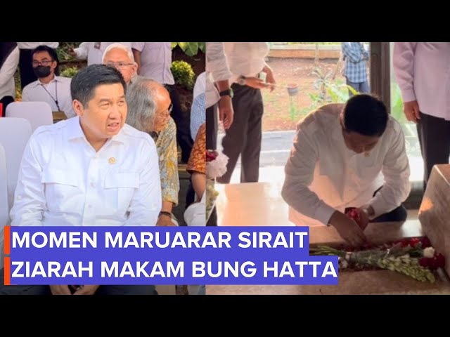 Peringati Hapernas, Maruarar Sirait Ziarah ke Makam Bung Hatta