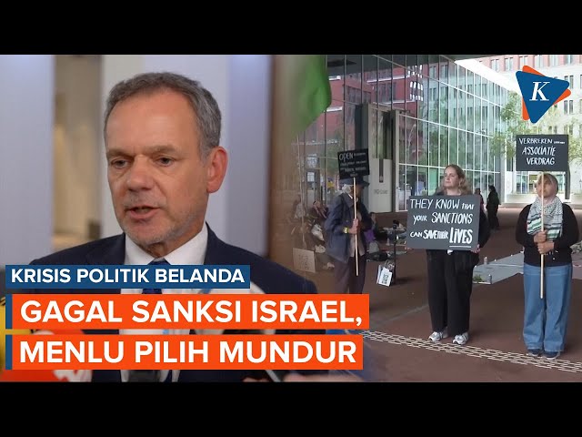 Menlu Mundur Usai Gagal Sanksi Israel, Politik Belanda Tambah Kacau