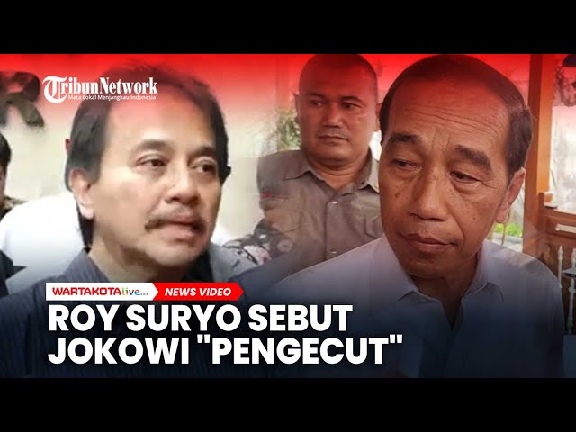 Roy Suryo Sebut Jokowi Pengecut Soal Laporan Ijazah Palsu