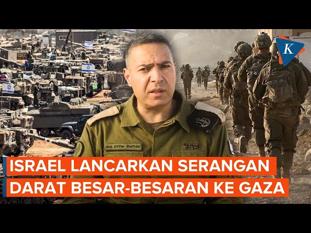 Hadapi 3.000 Anggota Hamas, Israel Gelar Serangan Besar-besaran ke Gaza