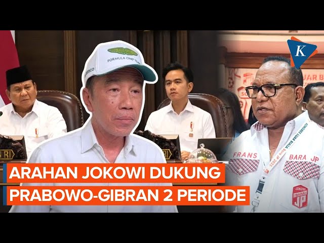 Jokowi Akui Arahkan Relawannya Dukung Prabowo-Gibran 2 Periode