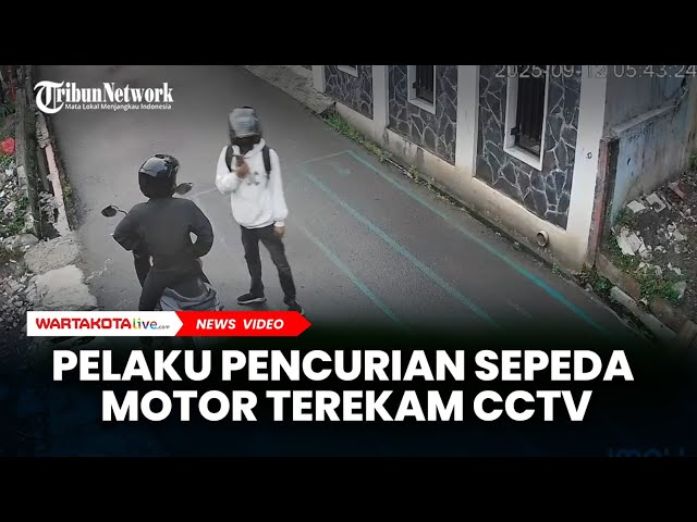 Pencurian Motor di Ciracas Jakarta Timur Digagalkan oleh Bocah SD, Empat Pelaku Melarikan Diri Saat Melihat Pintu Terbuka