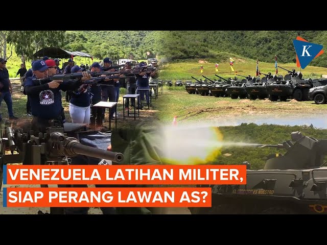 Antisipasi Perang Vs AS, Venezuela Gelar Latihan Militer Skala Besar