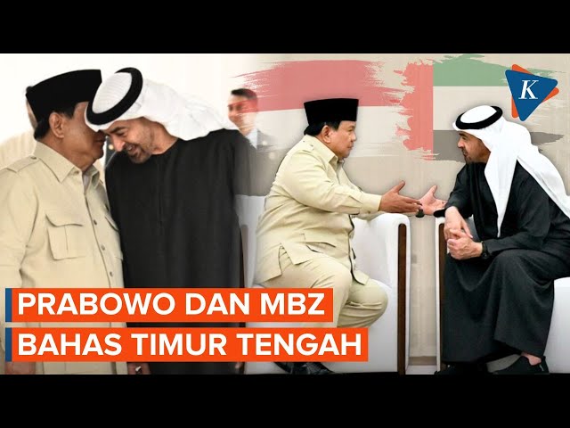 Prabowo Bertemu Presiden UEA Bahas Gejolak Timur Tengah