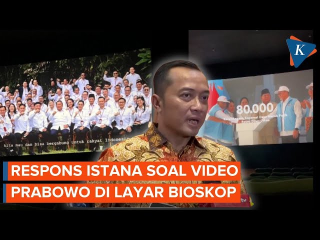Istana Buka Suara soal Video Presiden Prabowo Tayang di Bioskop