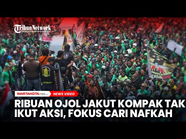 Ribuan Driver Ojol Jakarta Utara Kompak Tak Ikut Aksi, Fokus Cari Nafkah