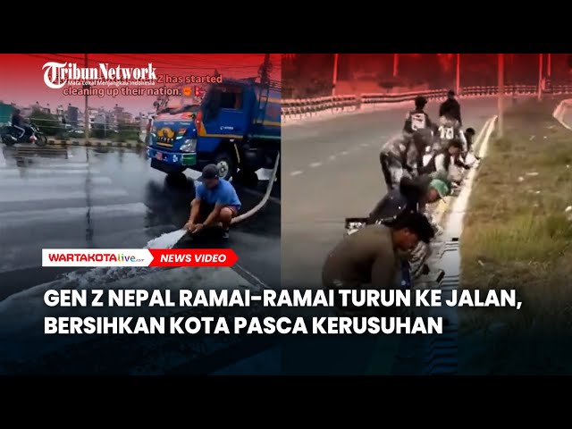 Gen Z Nepal Ramai ramai Turun ke Jalan, Bersihkan Kota Kathmandu Pasca Kerusuhan