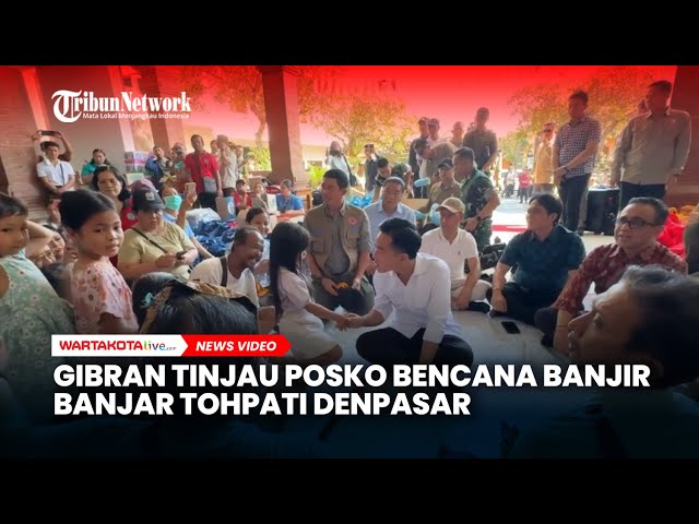 Wapres Gibran Tinjau Korban Banjir Bali, Janji Perbaiki Rumah dan Fasum yang Rusak