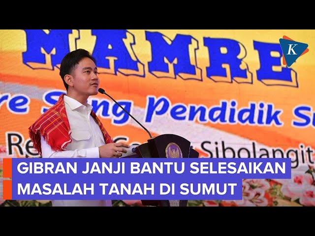 Hadiri Mamre GBKP, Gibran Janji Bantu Permasalahan Tanah yang Diderita Jemaat