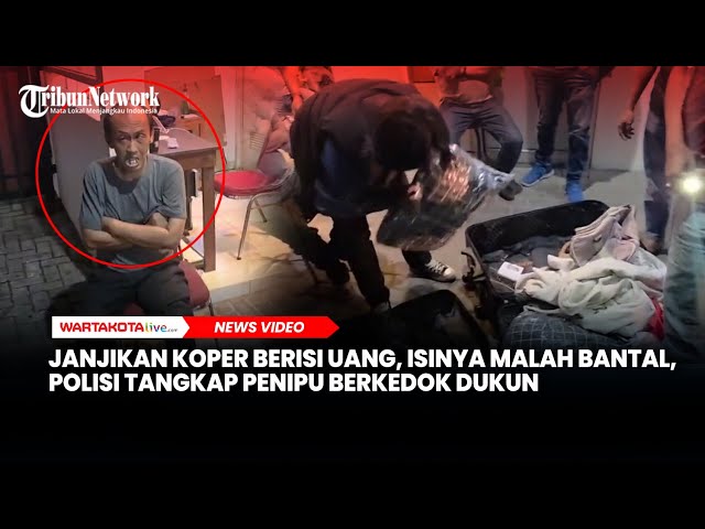 Janjikan Koper Berisi Uang, Isinya Malah Bantal, Polisi Tangkap Penipu Berkedok Dukun