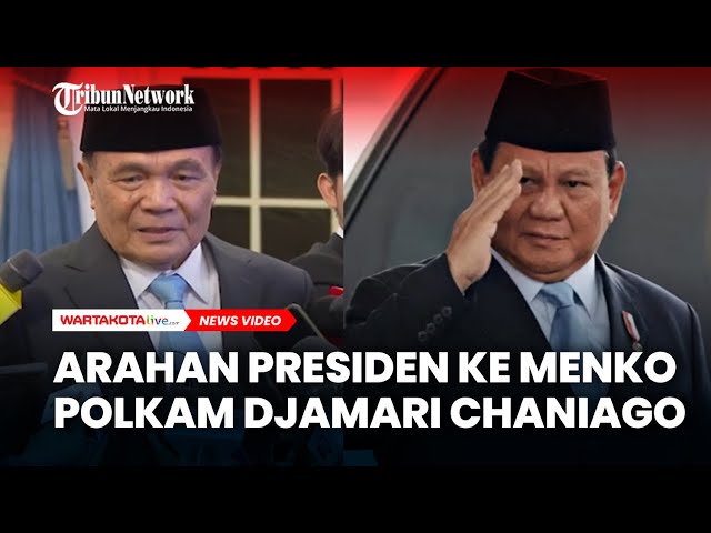 Arahan Presiden Ke Menko Polkam Djamari Chaniago, Gunakan Sisa Umurmu untuk Bangsa dan Negara