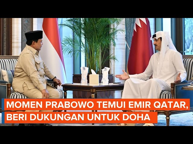 Momen Prabowo Temui Emir Qatar, Beri Dukungan Langsung untuk Doha