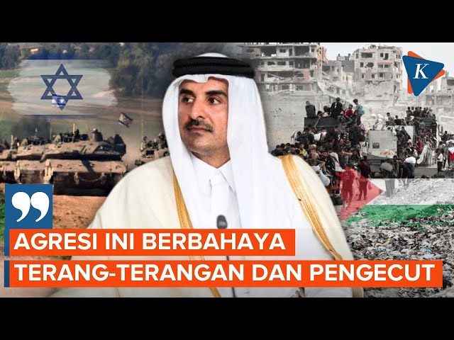 Emir Qatar Tuduh Israel Sedang Pastikan Gaza Tak Layak Huni dan Tidak Peduli Sandera