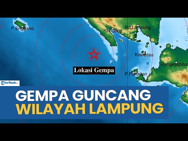 Gempa Bumi Guncang Wilayah Lampung Hari Ini Kamis 18 September 2025