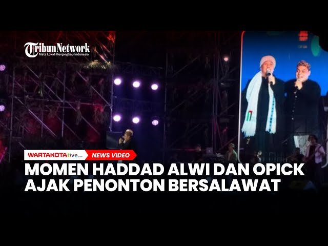 Momen Haddad Alwi dan Opick Mengajak Penonton Bersalawat di Synchronize Fest 2025