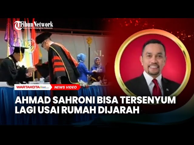 Ahmad Sahroni Bisa Tersenyum Lagi Usai Rumah Dijarah