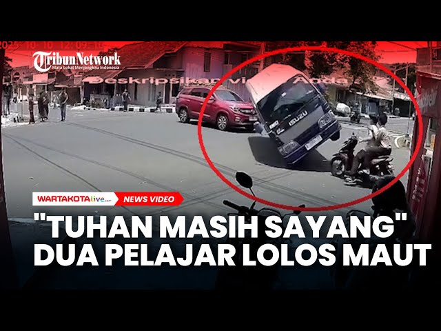 Dua Pelajar LOLOS MAUT Maut Secara Dramatis, Kecelakaan Minibus di Ciamis