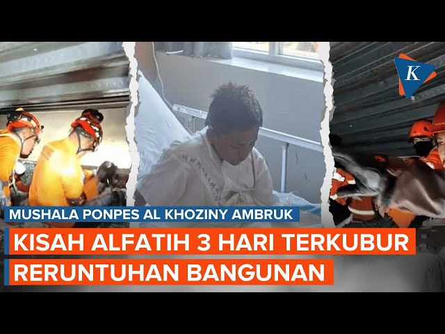 Cerita Alfatih Tidur 3 Hari di Bawah Reruntuhan Mushala Ponpes Al Khoziny