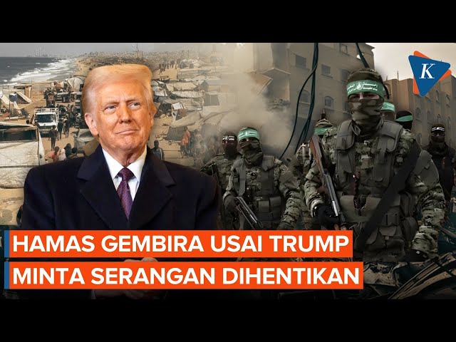 Hamas Sambut Gembira Seruan Trump agar Israel Setop Gempur Gaza