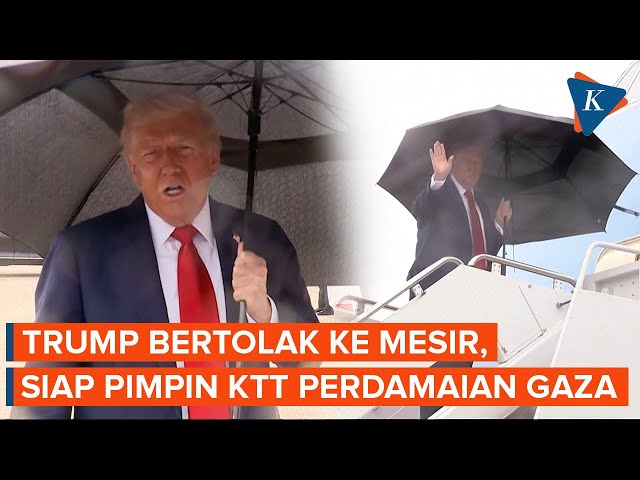 Berangkat ke KTT Perdamaian Gaza, Trump: Ini Adalah Peristiwa yang Sangat Istimewa