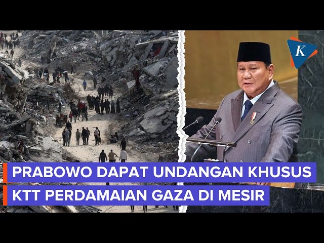 Prabowo Dapat Undangan Khusus Hadiri KTT Perdamaian Gaza di Mesir