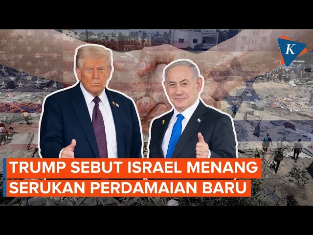 Trump Sebut Israel Menang, Serukan Era Baru Perdamaian di Timur Tengah