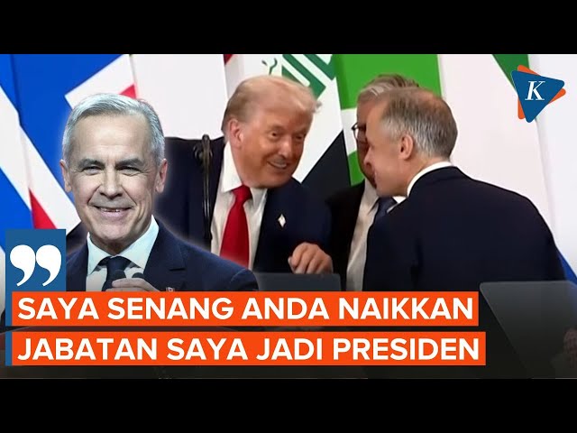 Trump Sebut PM Kanada “Presiden”, Mark Carney: Senang Naik Jabatan