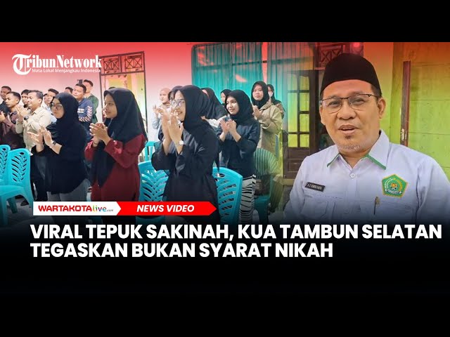 Viral Tepuk Sakinah, KUA Tambun Selatan Tegaskan Tidak Wajib Dihafalkan dan Bukan Syarat Nikah