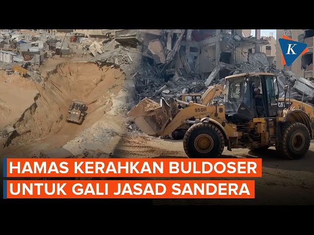 Hamas Kerahkan Buldoser, Tetap Gali Sandera meski Gencatan Senjata Makin Rapuh