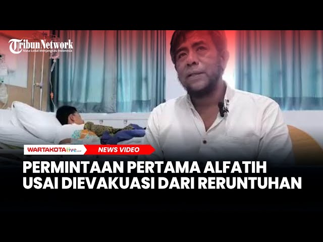 Bikin Terenyuh, Permintaan Pertama Alfatih Usai Dievakuasi dari Reruntuhan Musala Al Khoziny
