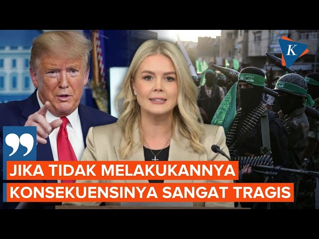 Trump Beri Waktu Hamas Kaji Proposal Perdamaian sampai Minggu Malam