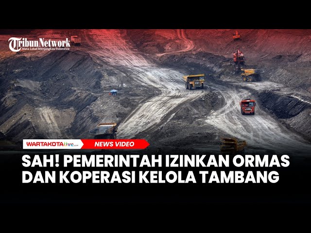 Sah! Pemerintah Izinkan Ormas dan Koperasi Kelola Tambang