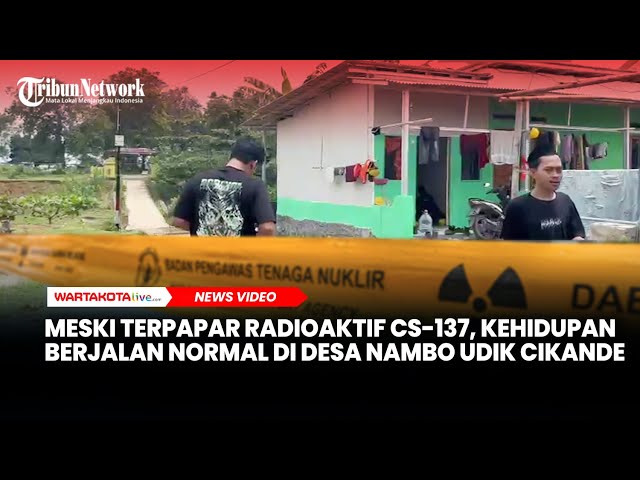Meski Terpapar Radioaktif Cesium-137, Kehidupan Berjalan Normal di Desa Nambo Udik Cikande
