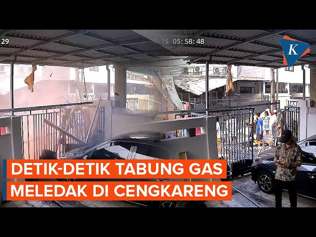 Detik-detik Ledakan di Taman Palem Cengkareng, Tabung Gas Buat Lansia Terluka