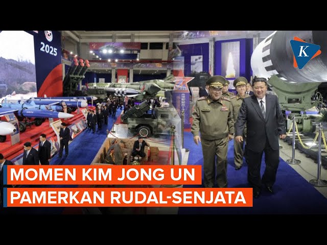 Kim Jong Un Pamerkan Rudal dan Senjata Korut