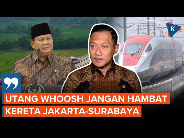 Utang Whoosh: Prabowo Belum Putuskan Skema Pelunasan, Proyek Kereta Jakarta-Surabaya Terancam?